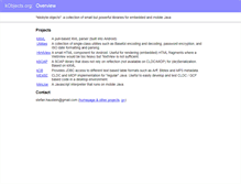 Tablet Screenshot of kobjects.org